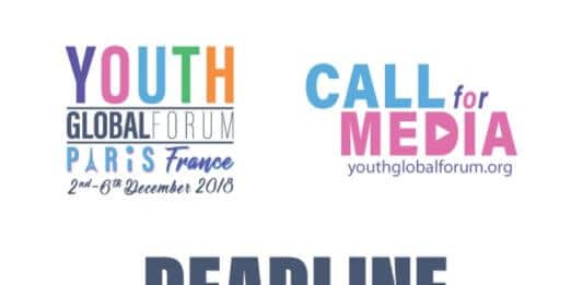 Youth Global Forum in Paris: Call For Journalists and Young Media Enthusiasts