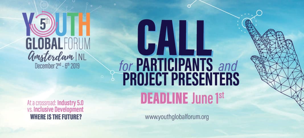 Youth Global Forum in Amsterdam: Application Call for Participants and Project Presenters