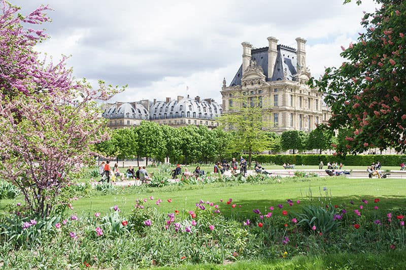 Louvre Palace and Tuileries garden offer relaxing moments.
