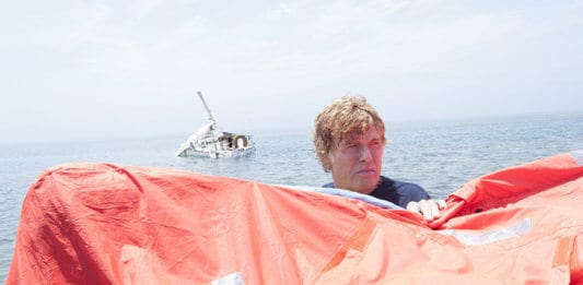 Robert Redford in the movie All Is Lost