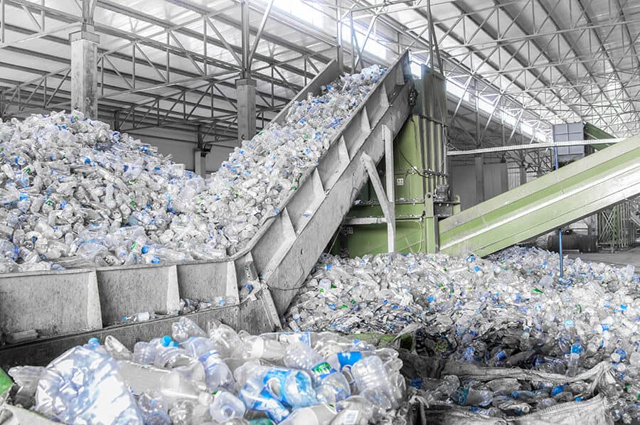 Plastic ready for processing and recycling