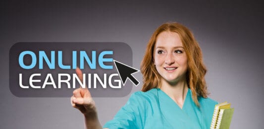 Young medic Online courses concept