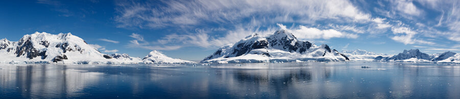 Paradise Bay Antarctica Panoramic View