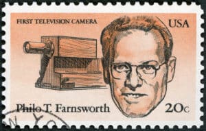 Philo Taylor Farnsworth American Inventors of first television camera