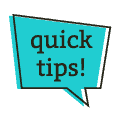 Quick tips 1