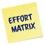 paper memo notes Effort Matrix