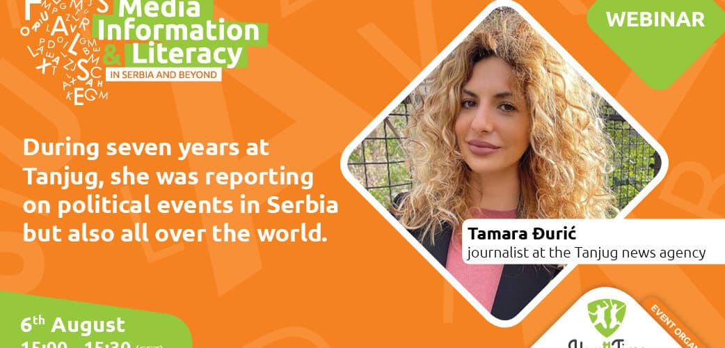 Join Tamara Durić For Intriguing News Media Webinar