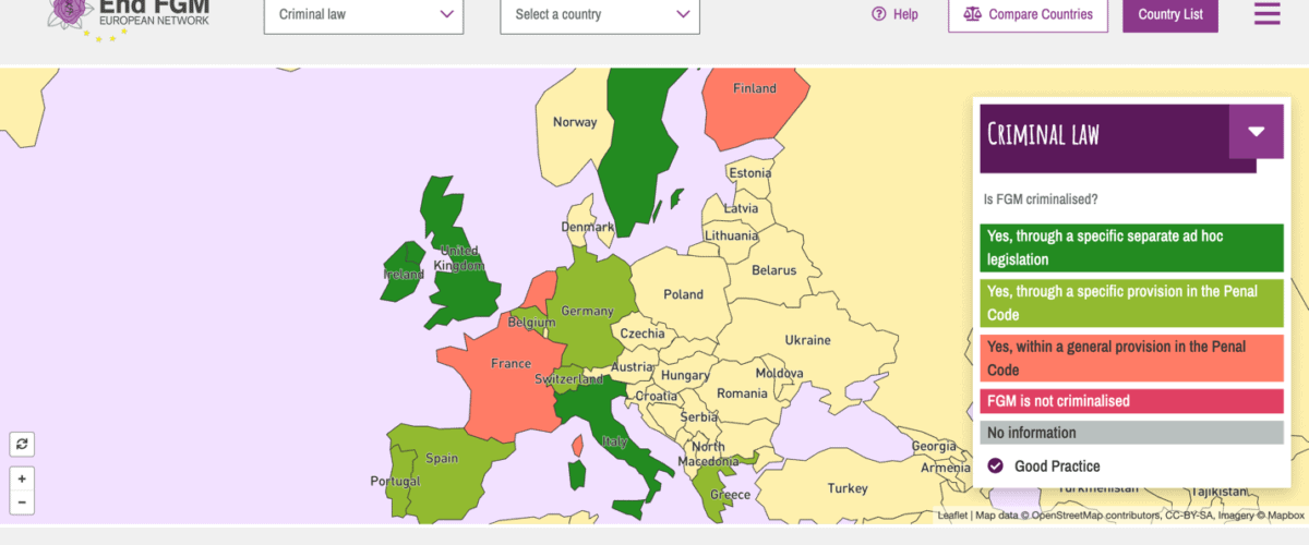 The FGM in Europe Online Interactive Map