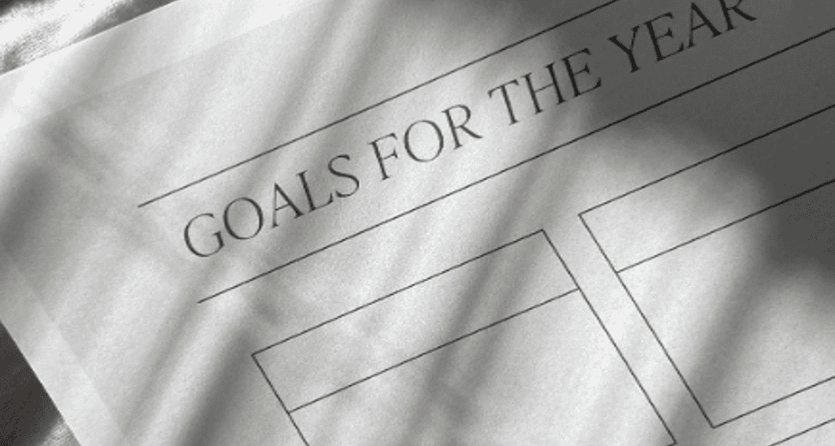 A goal calendar.